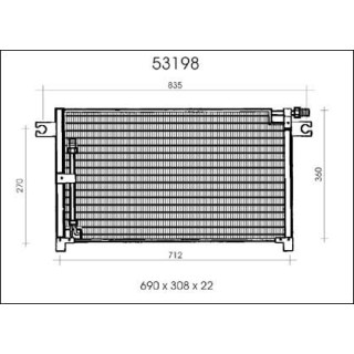 53198  CONDENSER NISSAN PATROL