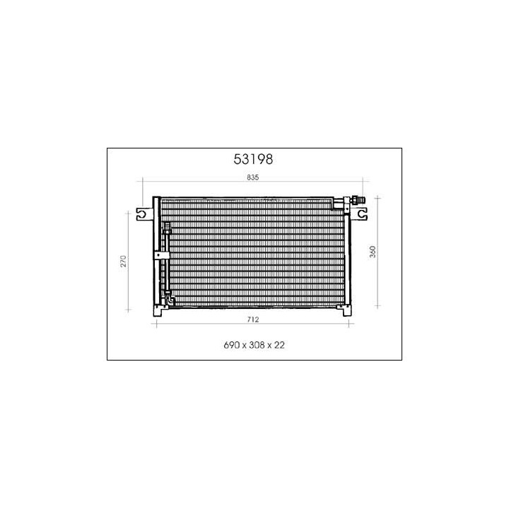 53198  CONDENSER NISSAN PATROL