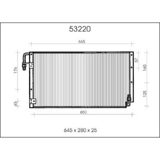 53220  CONDENSER TOYOTA COROLLA