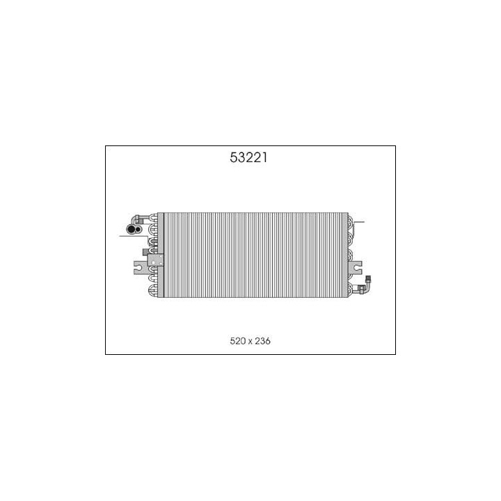 53221  CONDENSER TOYOTA PICK UP
