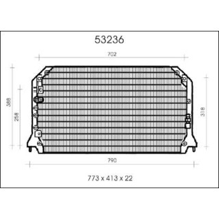 53236  CONDENSER TOYOTA CAMRY 97-