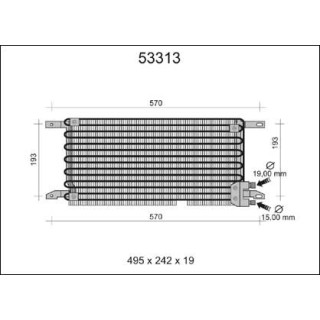 53313  CONDENSER LANCIA Y10