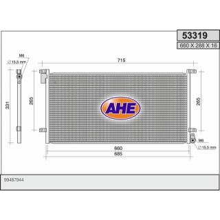 53319  CONDENSER IVECO NEW DAILY