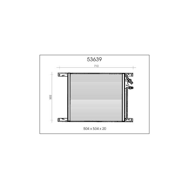 53639  CONDENSER DAF 95