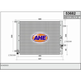 53682  CONDENSER LANCIA KAPPA