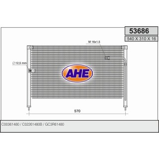 53686  COND MAZDA 626