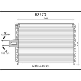 53770  CONDENSER RENAULT ESPACE III
