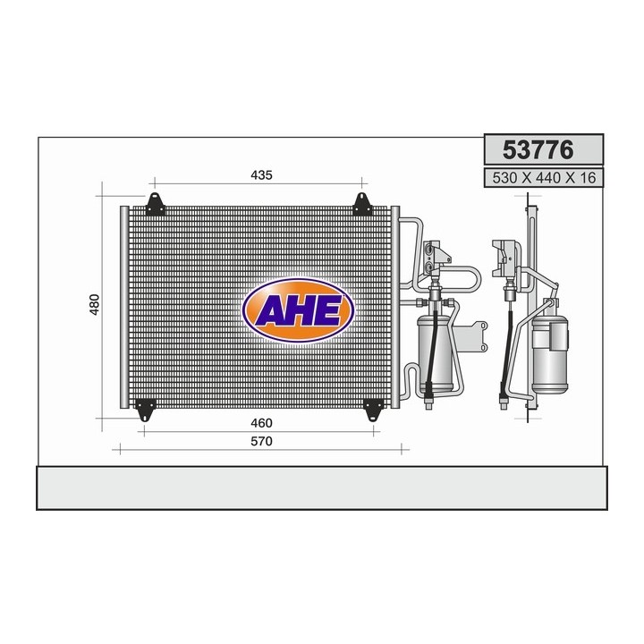 53776  CONDENSER RENAULT SAFRANE