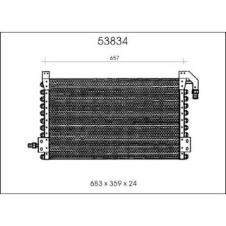 53834  CONDENSADOR VOLVO TRUCK FH12/FH-16/93-(842x359x24