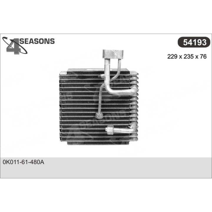 54193  CONDENSER KIA SPORTAGE