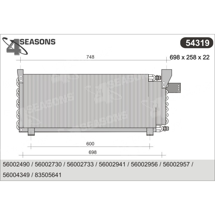 54319  JEEP Cherokee XJ 4.0-5.2