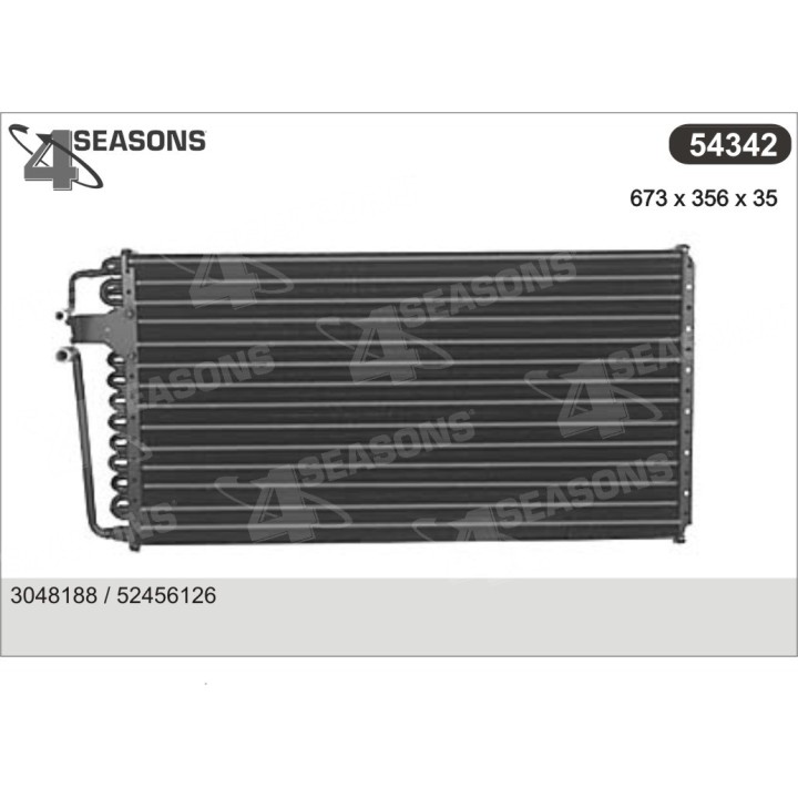 54342  CONDENSER CHEVROLET/OLDS/GM TRUCKS