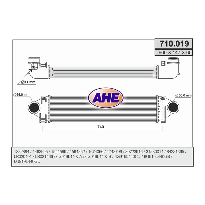 710019  FORD FOCUS III/MONDEO IV/FREELANDER 2 2007-