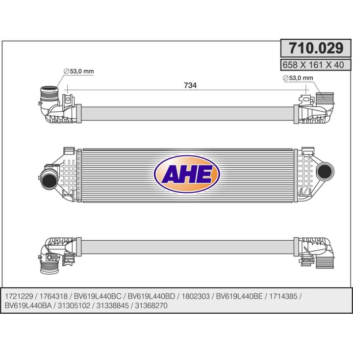 710029  FORD/VOLVO Galaxy III/Mondeo IV/S-Max/S60/S80 II/V