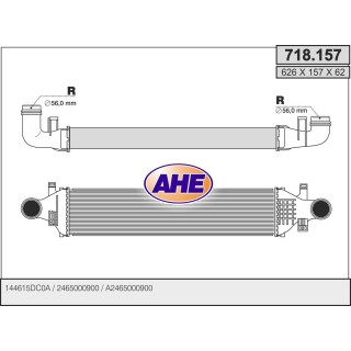 718157  MERCEDES / BENZA-Class (W176) -- 2012A-Class 160  TUBOS DE 56MM