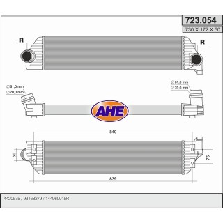 723054  OPEL Movano B 2.3 CDTi / NISSAN NV 400 2.3 CDTi /