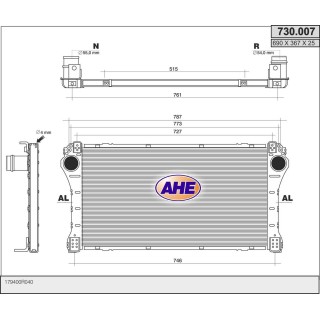 730007  TOYOTA Auris / Corolla / Verso / Avensis 2.0 / 2.2