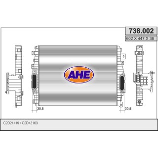 738002  INT JAGUAR XF/XFR 13-
