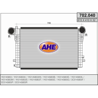702040  AUDI A3 II 1.4 TFSI-1.8 TFSI-2.0 TFSI 16V-1.9 Tdi-