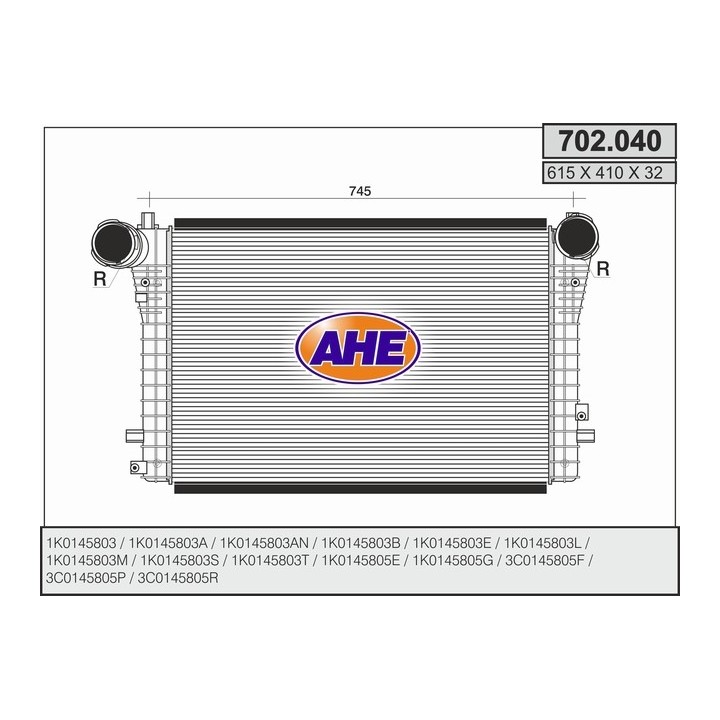 702040  AUDI A3 II 1.4 TFSI-1.8 TFSI-2.0 TFSI 16V-1.9 Tdi-