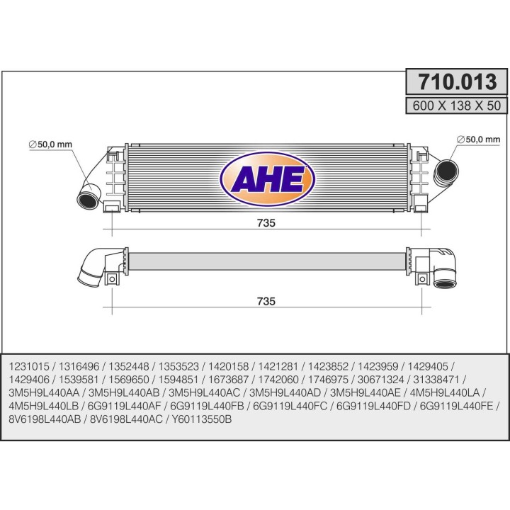 710013  FORD Focus II 1.6 TDCI-1.8 TDCI-2.0 TDCI