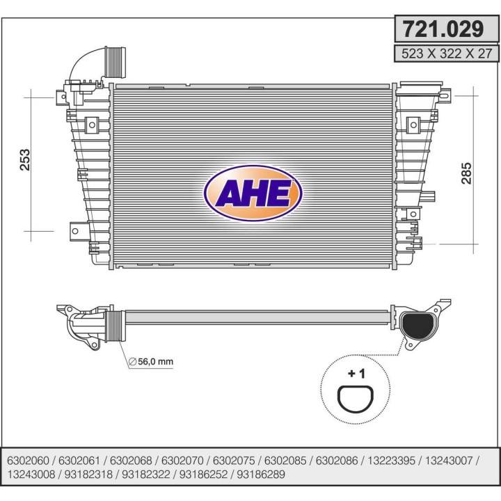 721029  INT OPEL Astra H 1.3CDTi / 1.9CDTi 04-
