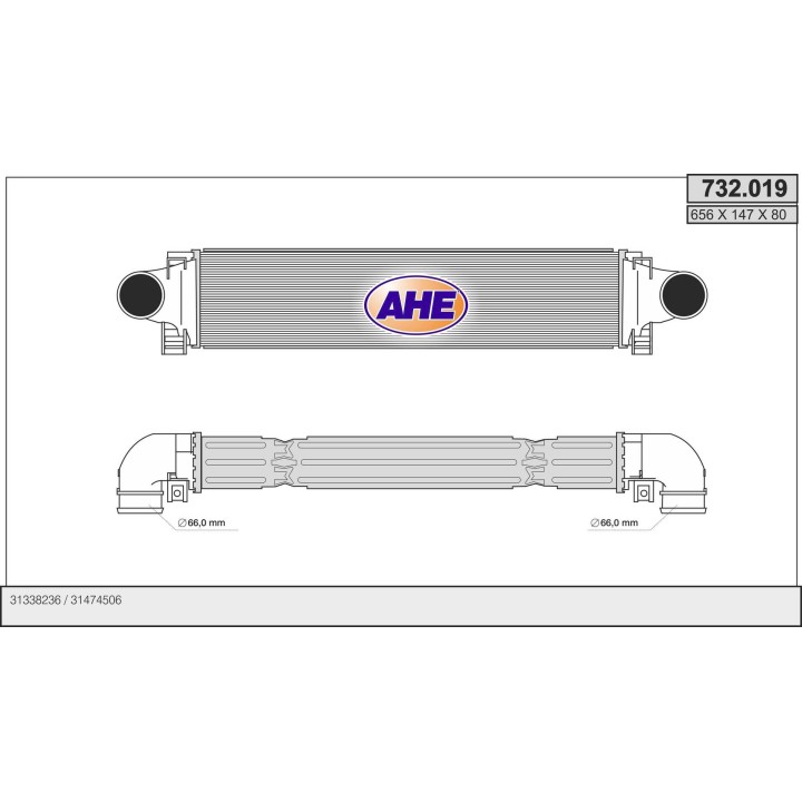 732019  VOLVO S60/S80 II/V60/V70/XC60  2.0T - D4 - D5 - T2