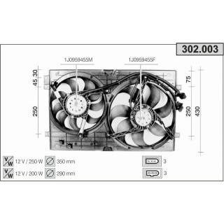 302003  AUDI A3 I 1.6 8V-1.8 20V- 1.8 20V Turbo - 1.9 Tdi