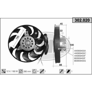 302020  AUDI 80 IV / Avant / Quattro 2.0-2.0 16V-1.9 TD