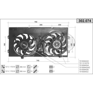 302074  VOLKSWAGEN Transporter II 1.8-2.0-1.9 D/TD-2.4 D