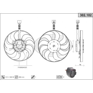 302102  VOLKSWAGEN Transporter V / Multivan V (7HA, 7HH, 7
