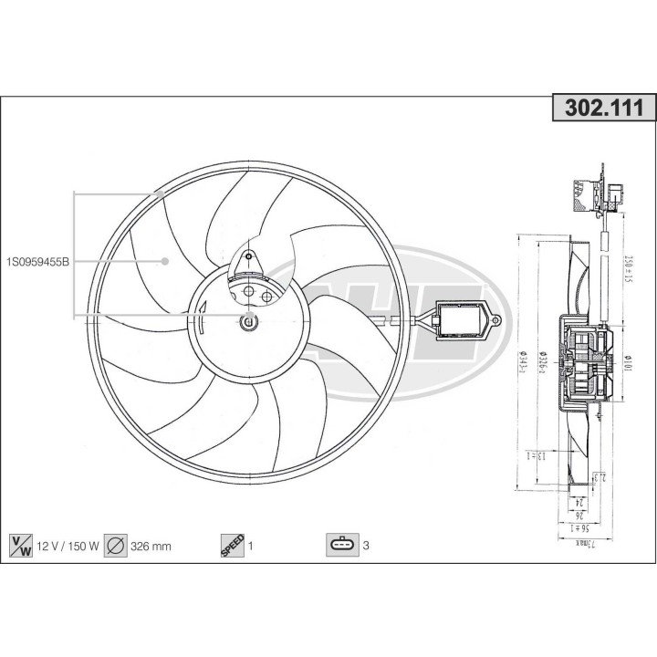302111  SEAT Mii  (KF1_)  / SKODA Citigo  / VOLKSWAGEN UP