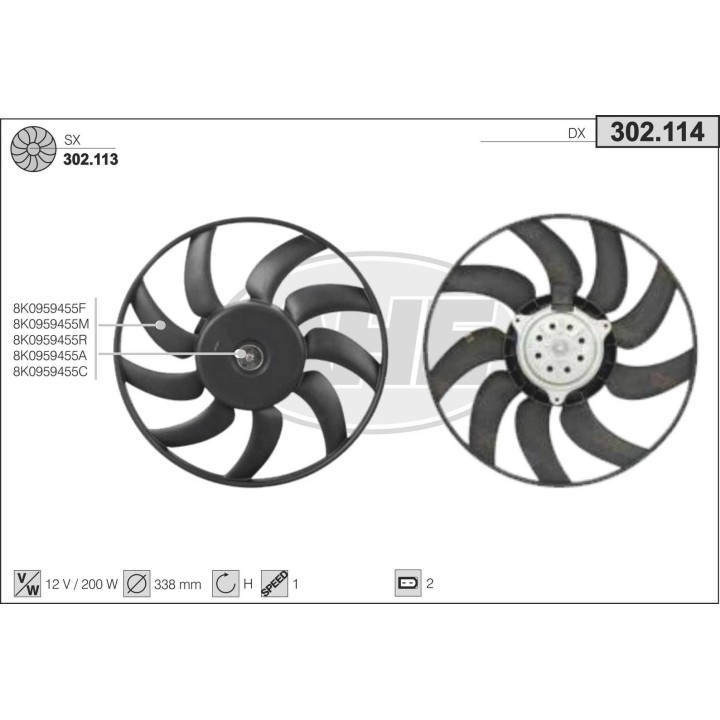 302114  AUDI A4 / A5 / A6 / A7 / Q5 DX  04.07-