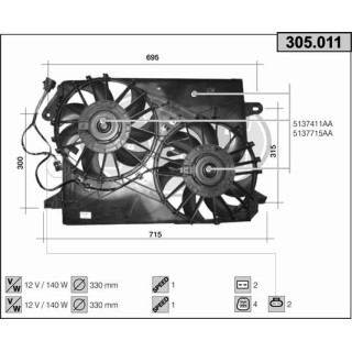 305011  CHRYSLER 300 C -- 2004/2010